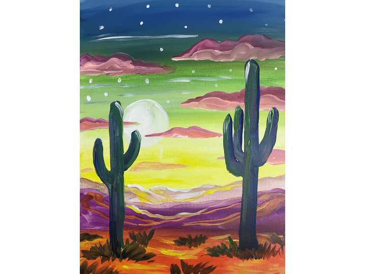 Paint and Sip - Desert Glow - Indianapolis | Classpop!