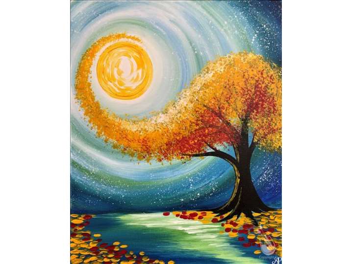 Paint and Sip - Cuddling With the Moon - Pasadena | Classpop!
