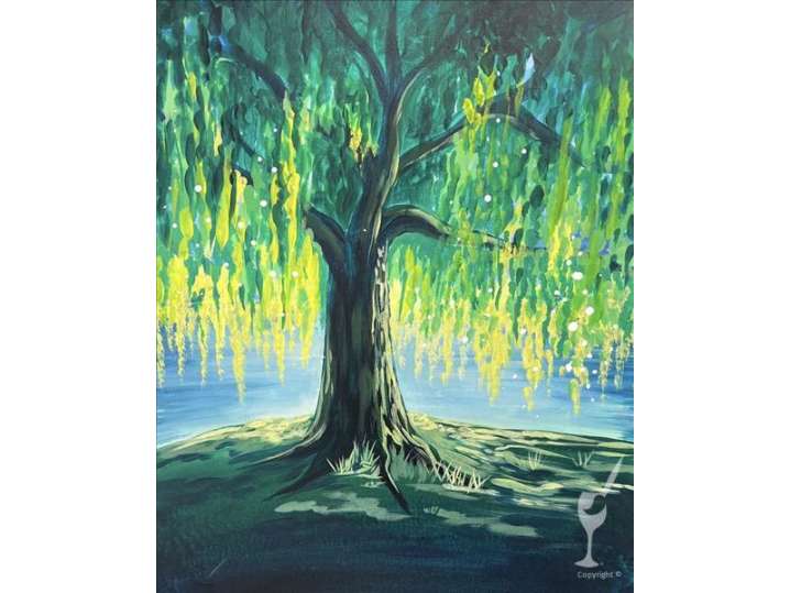 Paint and Sip - Shades of Green - Pasadena | Classpop!
