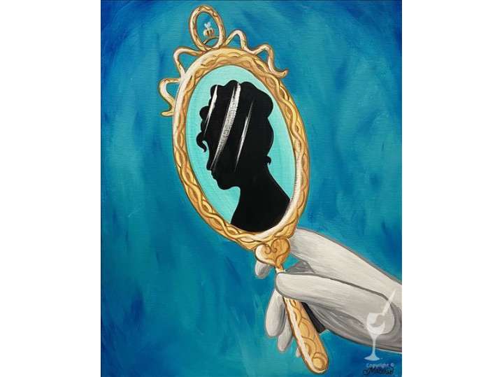 Paint and Sip Mysterious Reflection Pasadena Classpop!