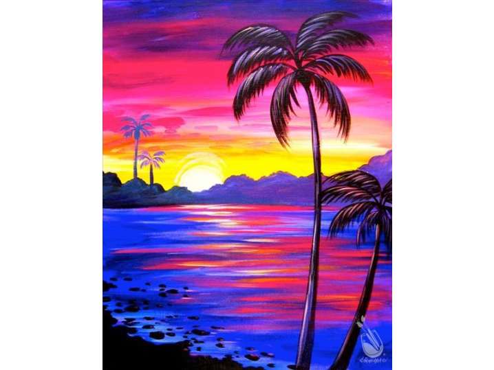 Purple Paradise Sunset