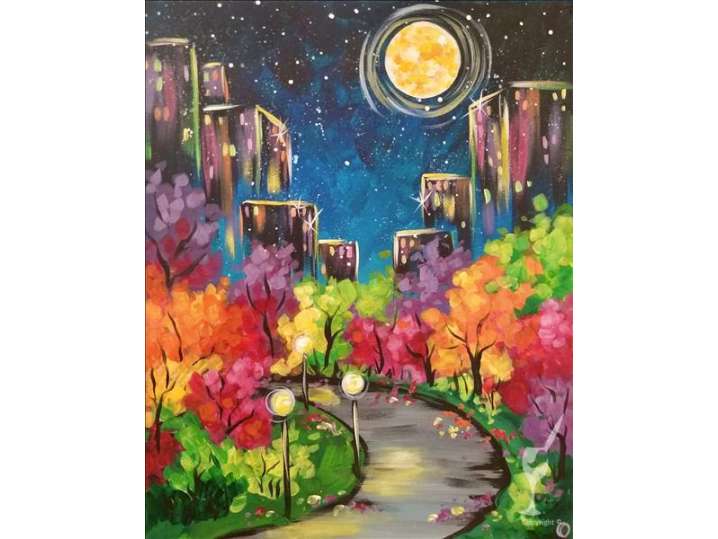 Autumn Glows Bright In The City