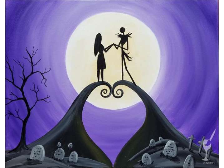 Halloween Couple With a Touch of Whimsey