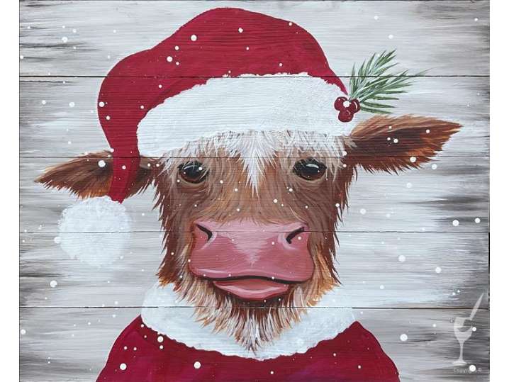 Santa's Sweet Little Helper Says Moo