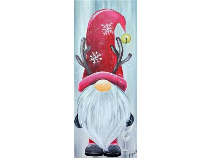 Paint and Sip - The Gnome is Decked Out for Christmas - Pasadena ...