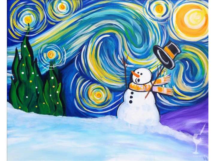 Van Gogh Meets Frosty