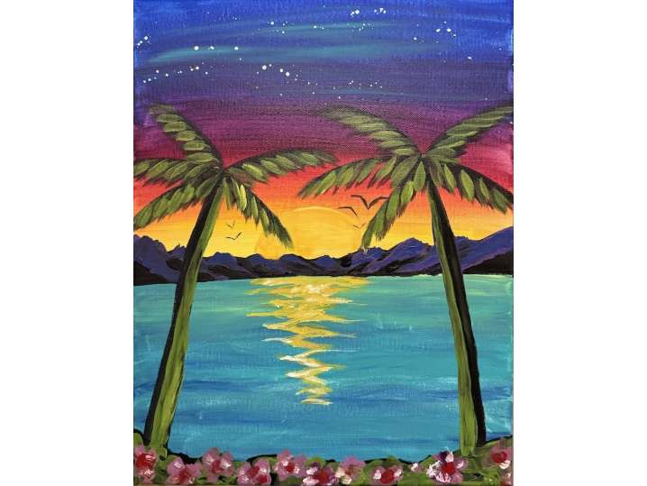 Paint and Sip - Tropical Sunset - Orlando | Classpop!