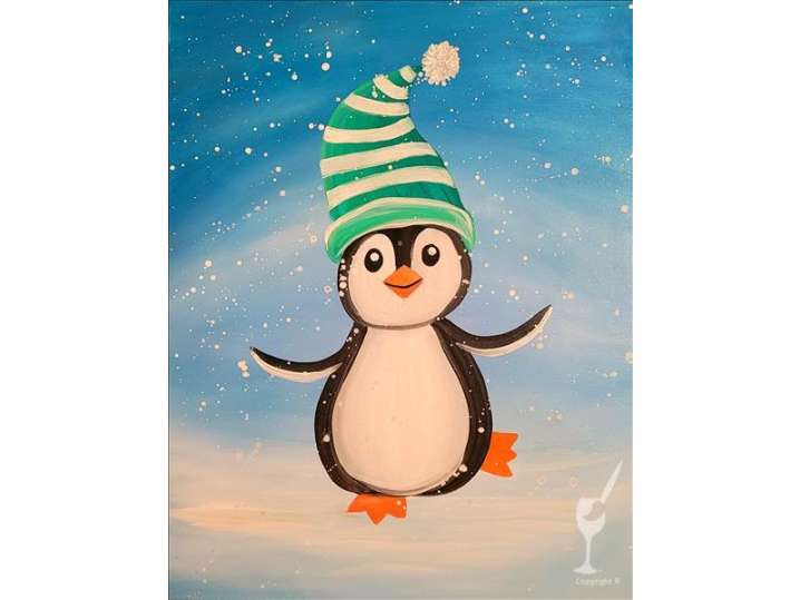 Dancer Penguin in the Snow - Family Fun - Pearland