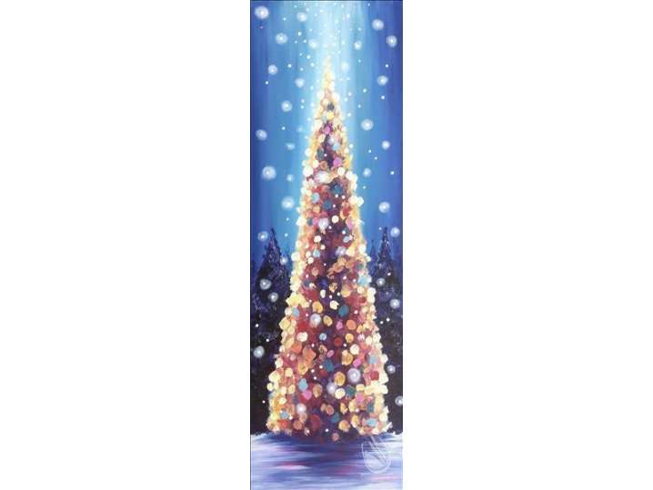Paint and Sip Celestial Christmas Tree San Antonio Classpop!