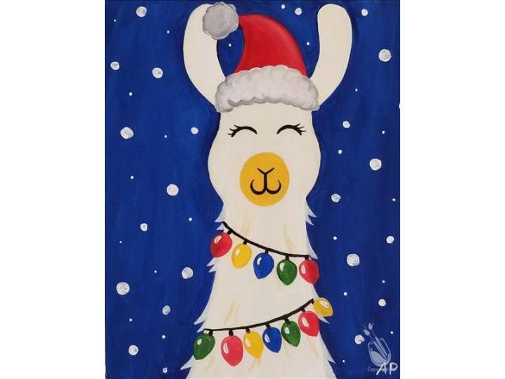 Happy Jingle Llama