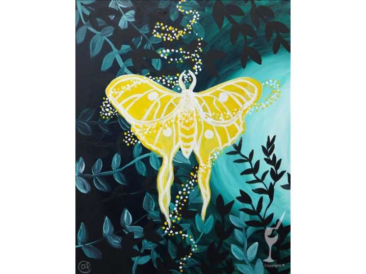 Glowing Lunar Moth - Pasadena