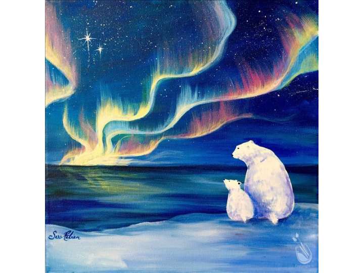 Gazing out at the Northern Lights