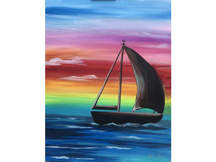 Colorful Sailboat