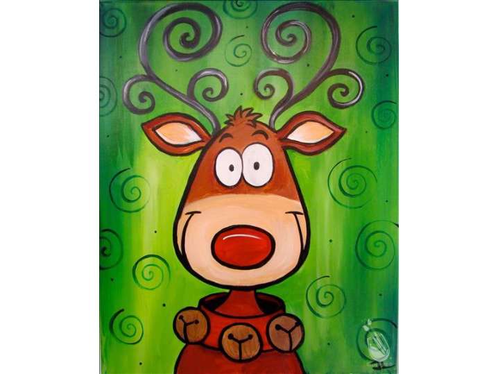 Family Fun: Smiling Silly Reindeer