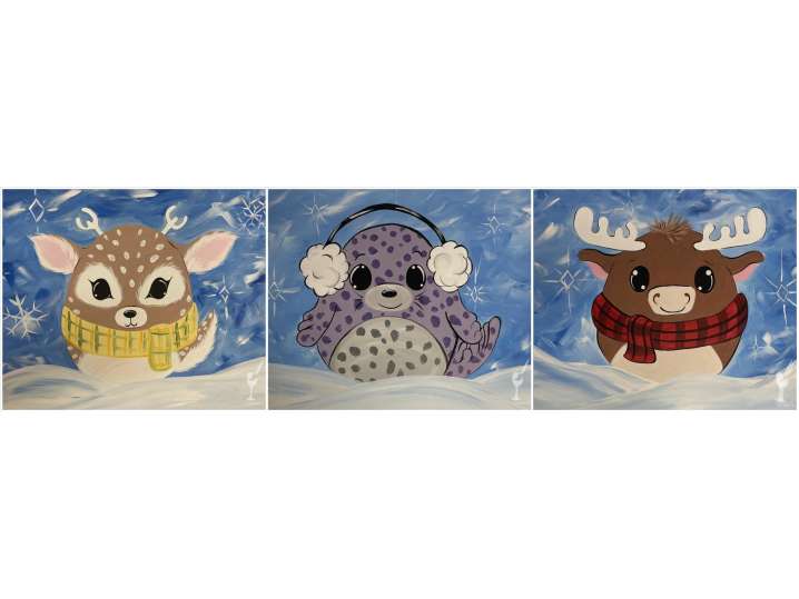 Winter Squishy Animals