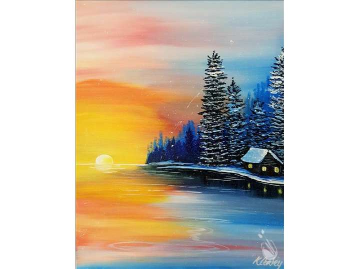 An Epic Winter Sunset