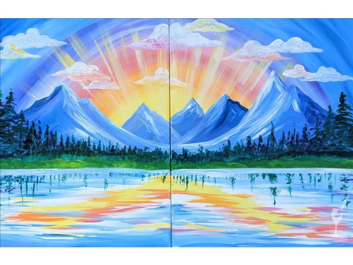 Winter Mountain Sunrise