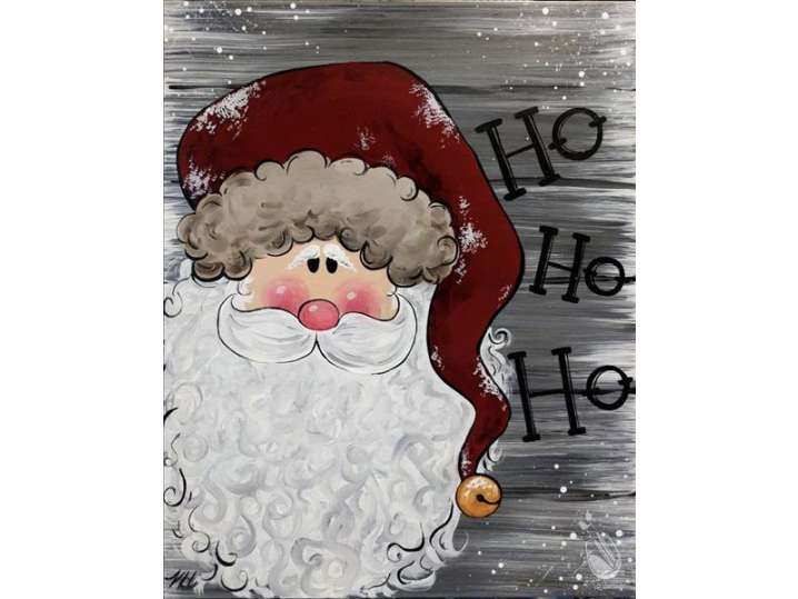 Jolly Rustic Santa