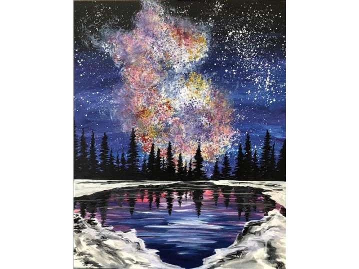 Celestial Winter Night