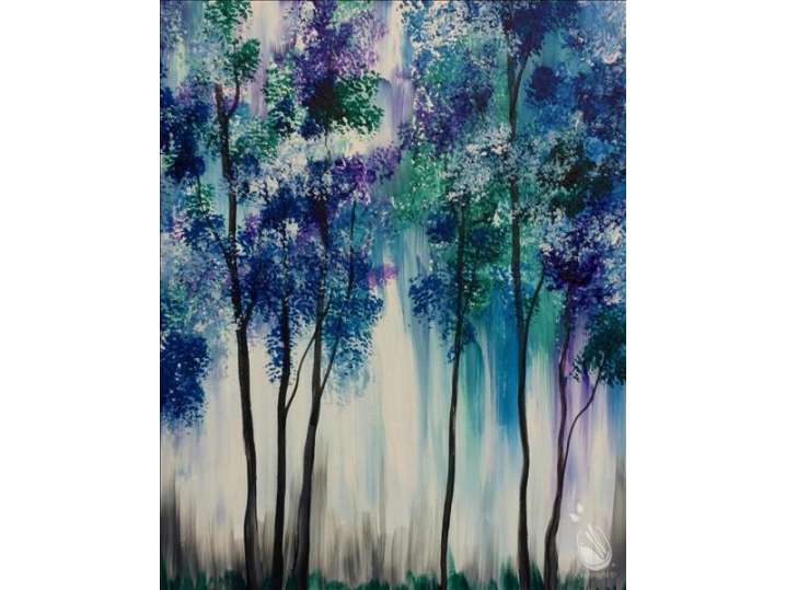 Paint and Sip - Abstract Forest - Houston | Classpop!