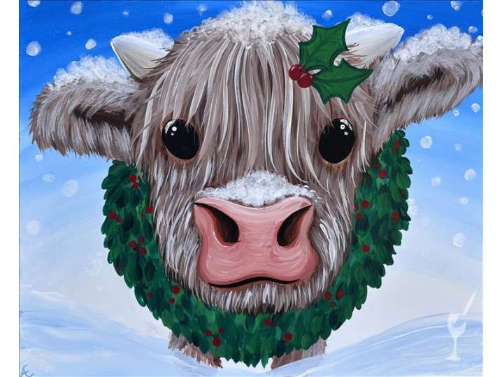 Holiday Highland Calf - Pasadena