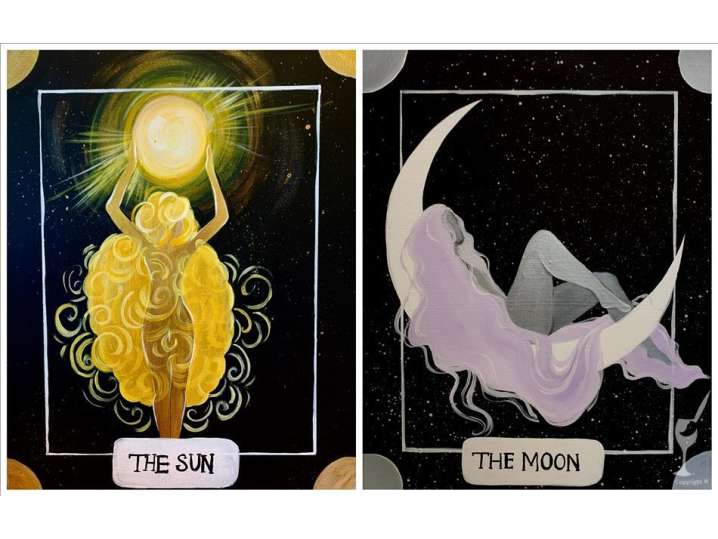 Mystical Sun and Moon