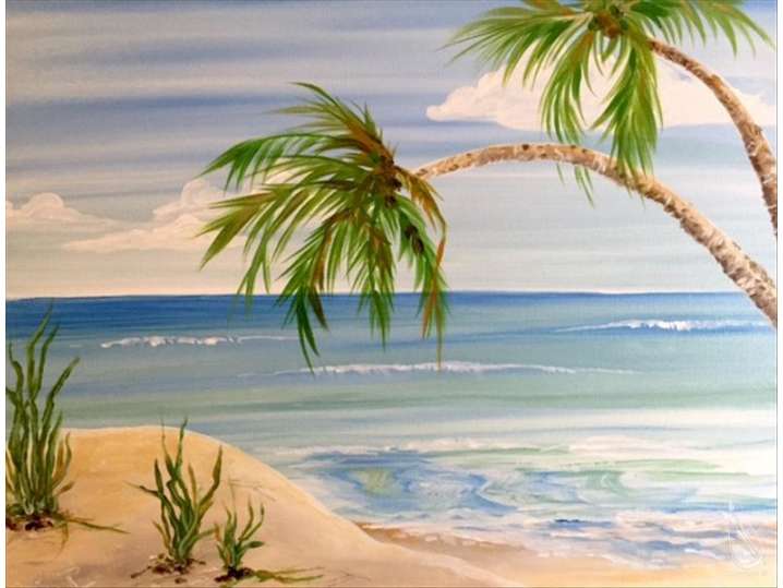 Paint and Sip - Tropical Summer Breeze - Pasadena | Classpop!