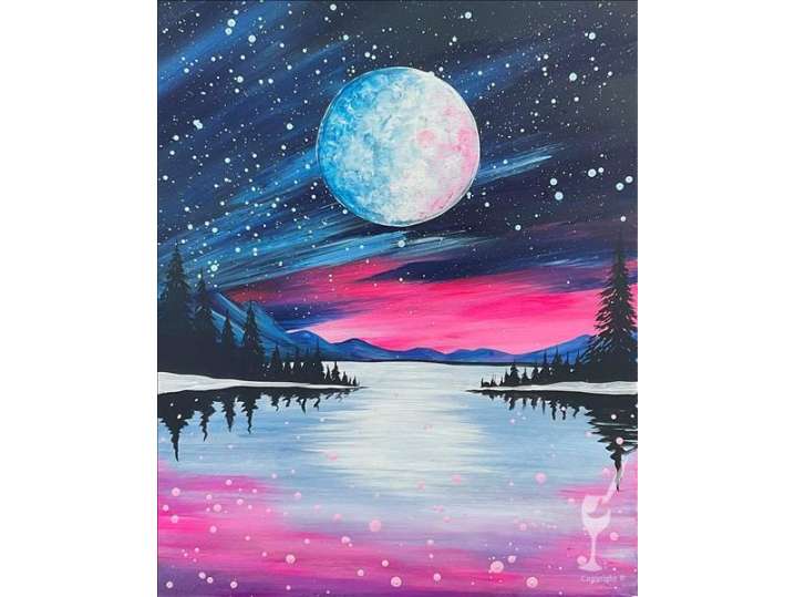 Magical Frozen Lake