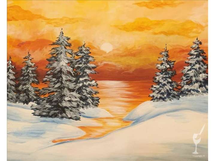 Sparkling Golden Winter