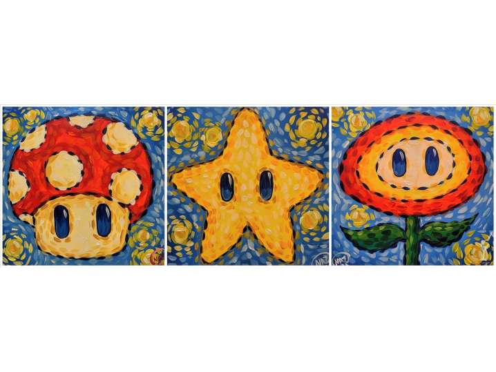 Van Gogh's Mario Kart