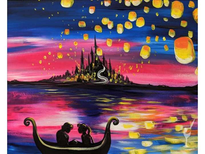 Paint and Sip - Tangled Magic - New Braunfels | Classpop!
