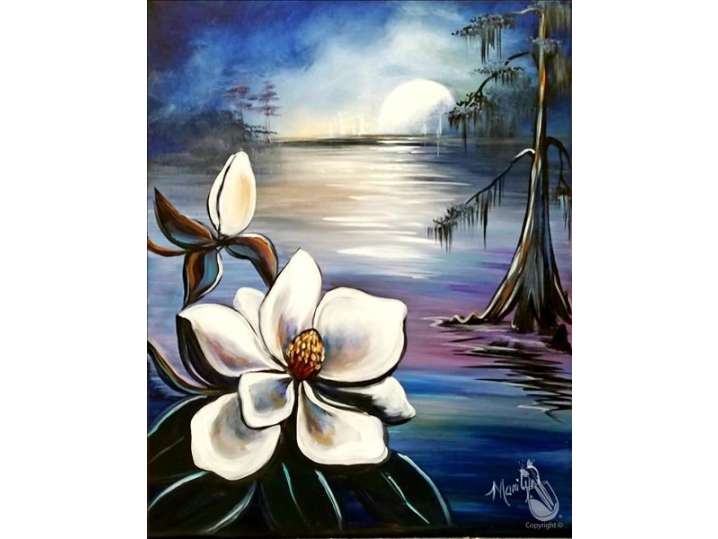 Magnolias in Bloom