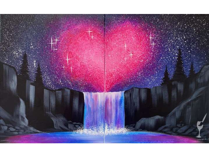 Epic Love Waterfall