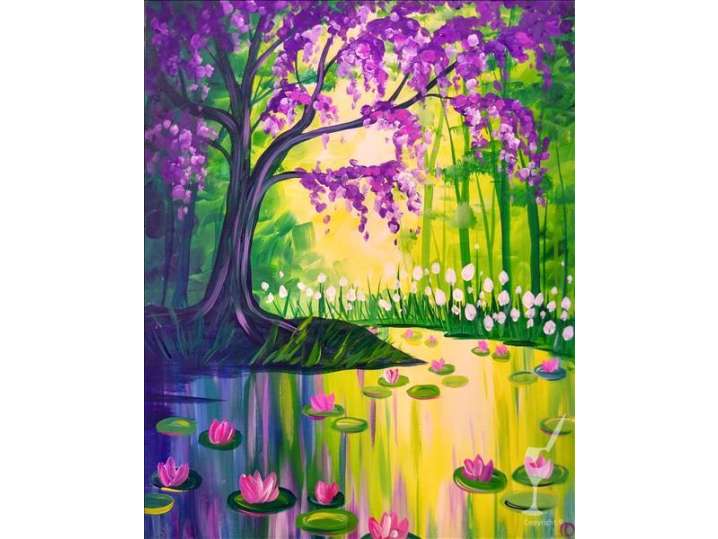 Paint and Sip - Mystical Forest - Houston | Classpop!