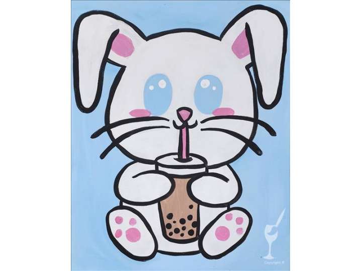 Adorable Boba Bunny