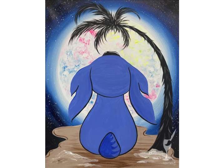 Paint and Sip - Stich and the Moon - Pasadena | Classpop!