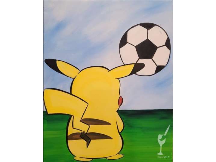 Pikachu Plays Football - Baytown