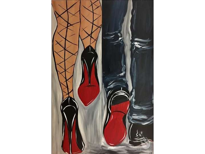 Red Soles and Midnight Strolls - Date Night