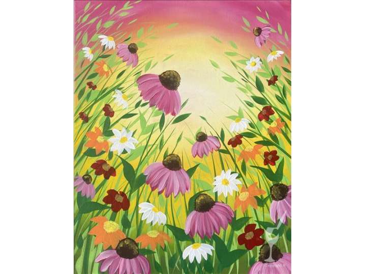 Magical Wildflowers at Sunset - Pasadena
