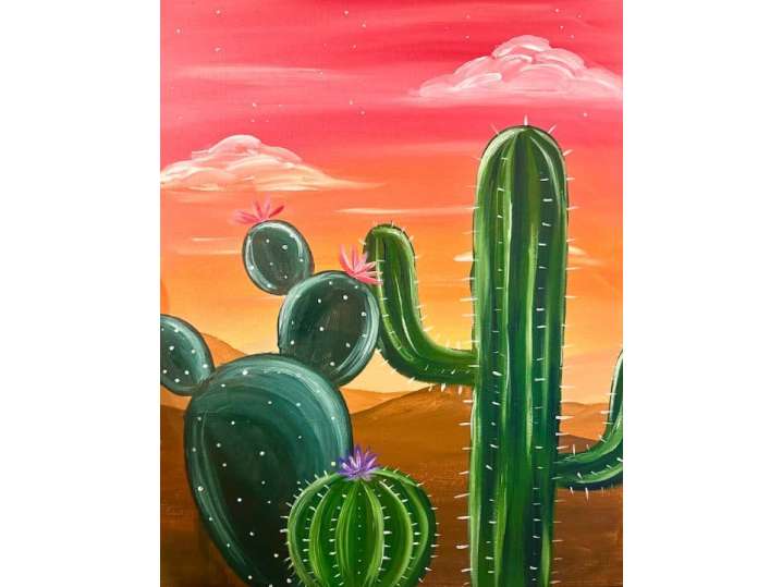 Paint and Sip - Desert Sunset Color Vibes - Indianapolis | Classpop!