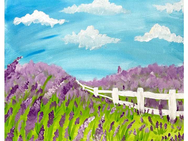 Stunning Lavender Field Scene