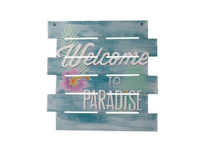 Welcome Home Floral Sign