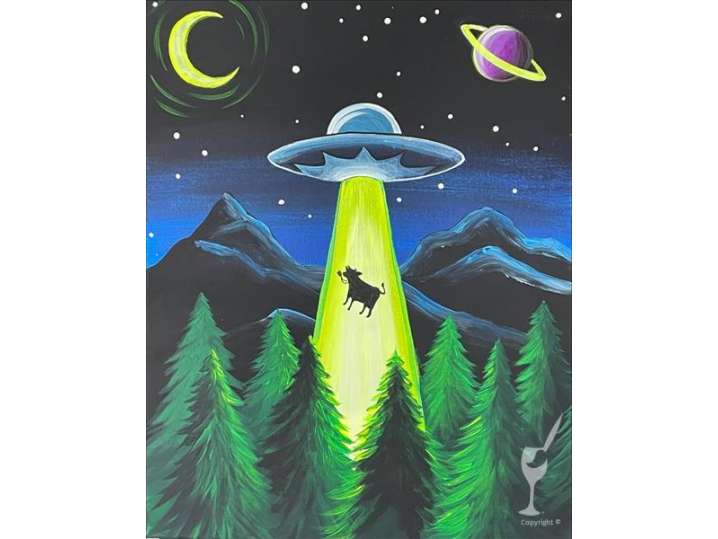 UFO Cow Alien Abduction