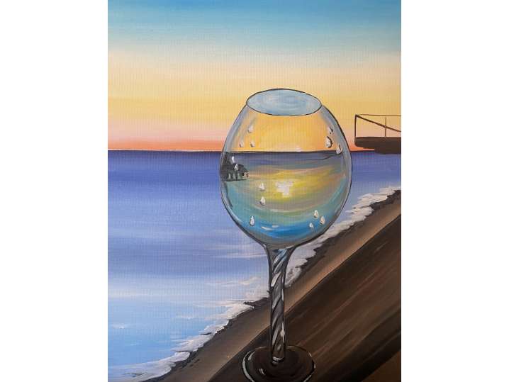 Delicious Wine on the Beach