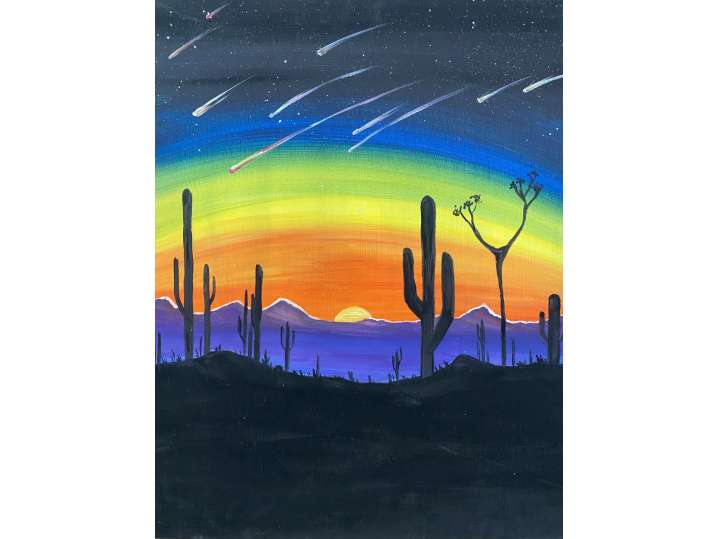 Paint and Sip - Neon Colors in Desert - Orange County | Classpop!