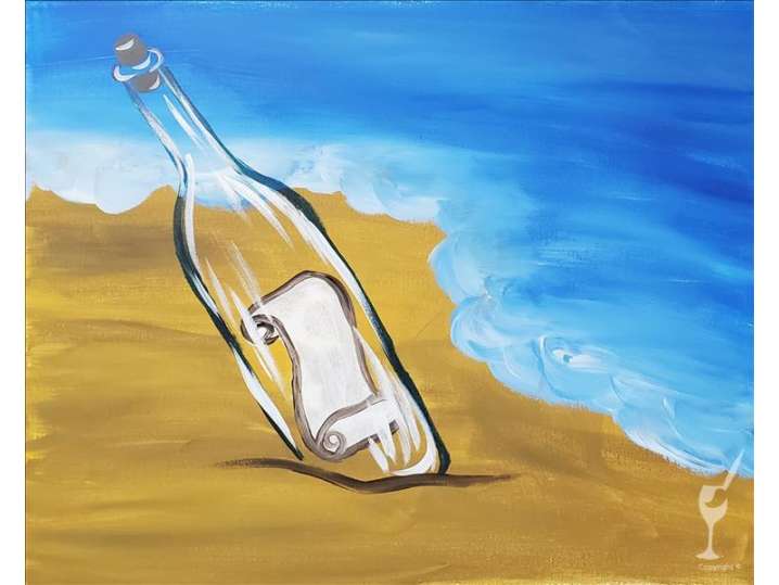 Paint and Sip - A Message in a Bottle - Family Fun - Houston | Classpop!