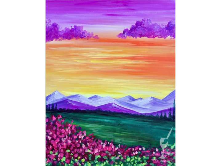 Vibrant Sunset Bloom - Baytown