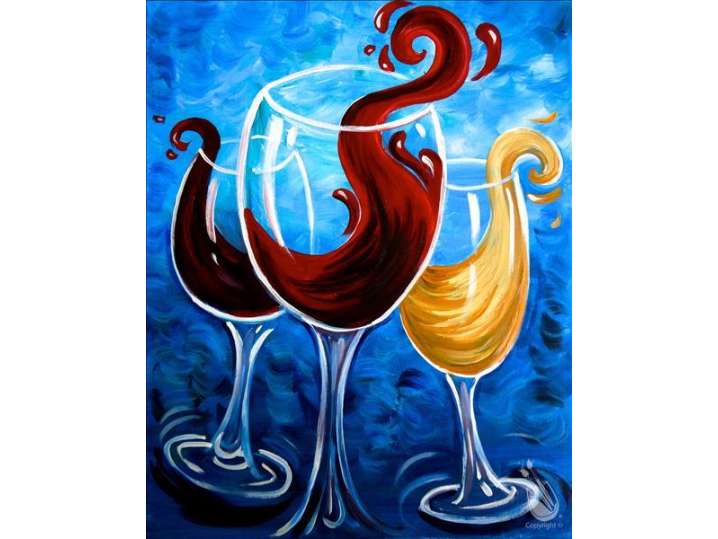 Paint and Sip - Whirls of Wine - Houston | Classpop!