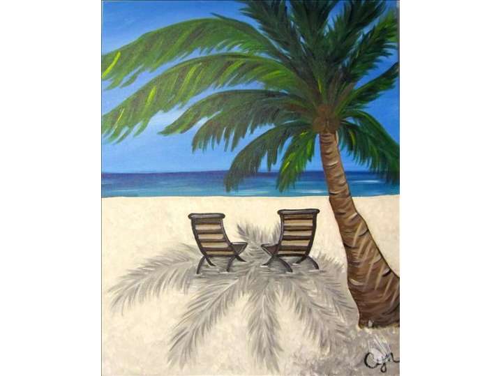 Paint and Sip - Sun, Sea and Sand - Houston | Classpop!