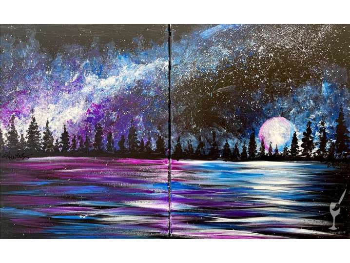 Paint and Sip - A Sky Full of Stars - Houston | Classpop!